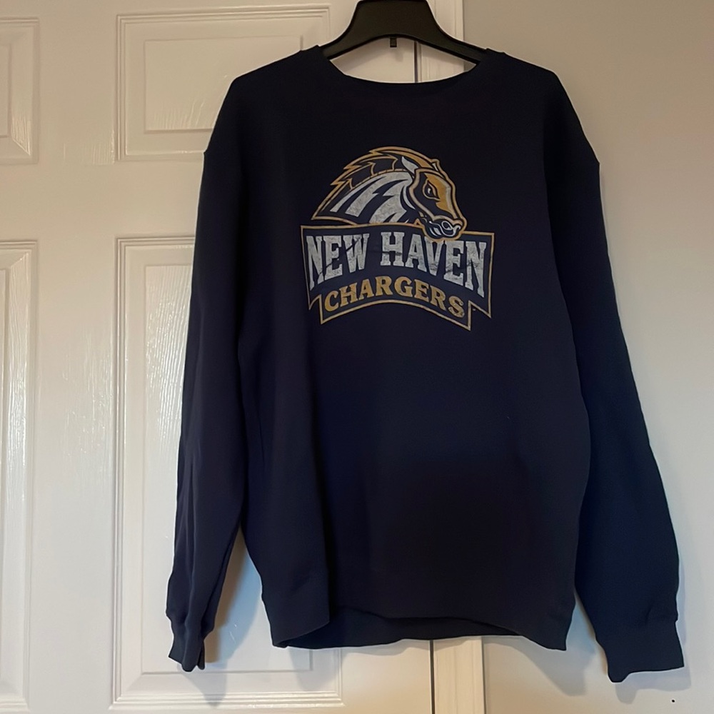New Haven Chargers blue crew neck